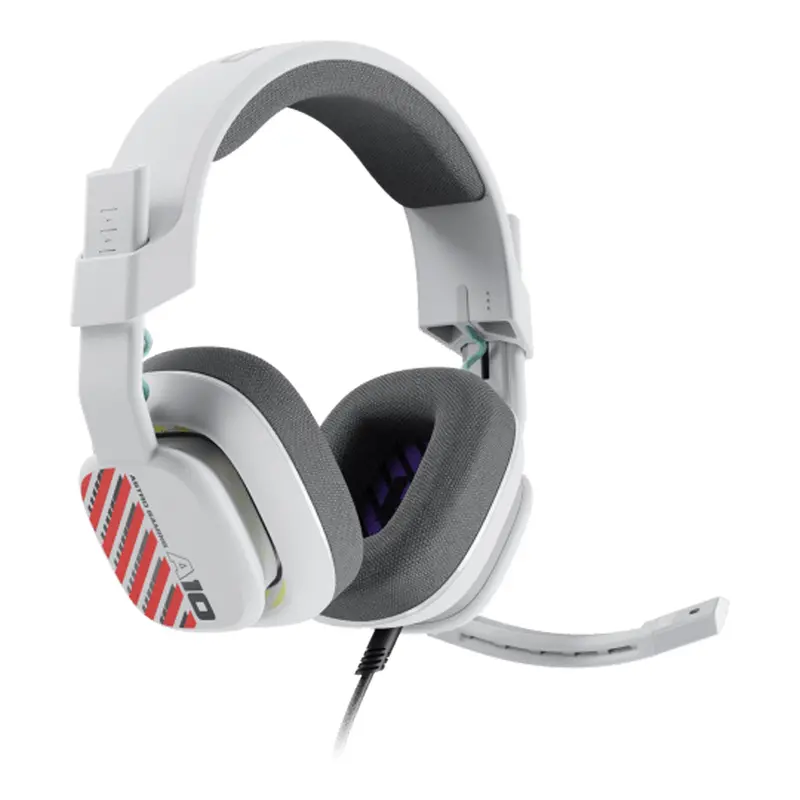 Logitech Astro A10 – Lightweight 3.5Mm Wired Stereo Gaming Headset With Clear Audio (White) 1