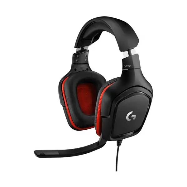 Logitech G332 Stereo Gaming Headset – 3.5Mm Wired, Flip-To-Mute Mic, Black 1