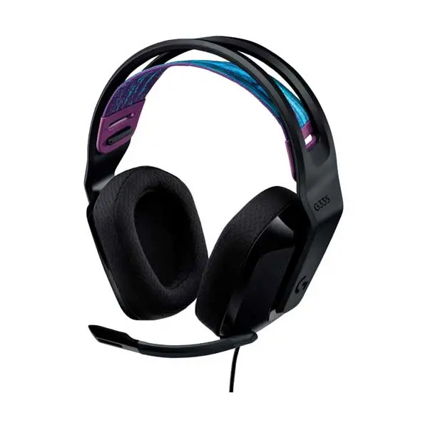 Logitech G335 Wired Gaming Headset – Lightweight 3.5Mm Design, Black 1
