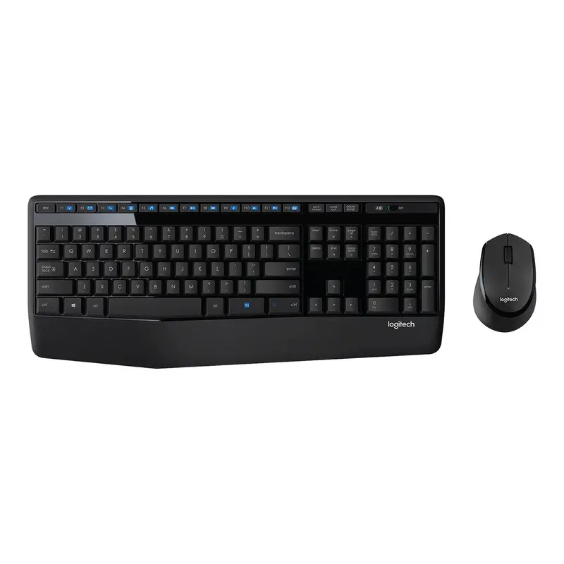 Logitech Mk345 Wireless Keyboard And Mouse Combo With Comfort Palm Rest (920-006481) 1