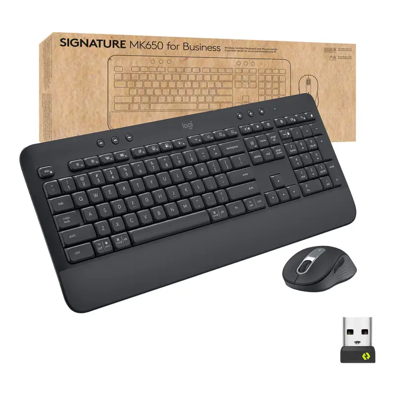 Logitech Mk650 – Wireless Keyboard And Mouse Combo For Productivity And Business Use (Graphite) 1