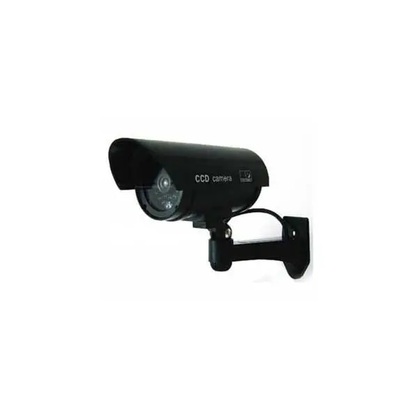 Lts Dummy Bullet Camera – Realistic Housing With Pulsing Red Led Indicator 1