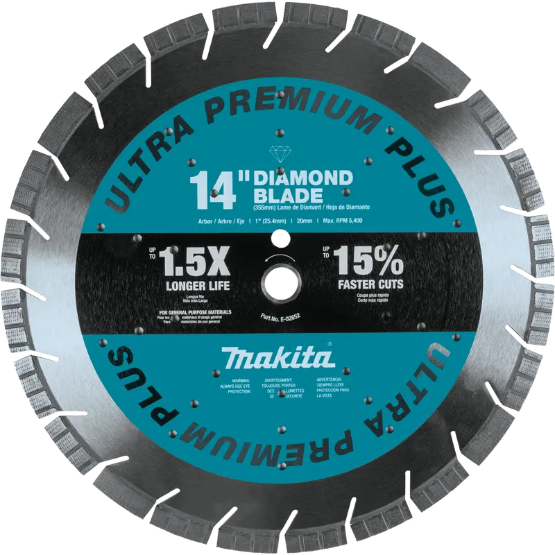 Makita E-02652 14-Inch Ultra-Premium Plus Diamond Blade 1