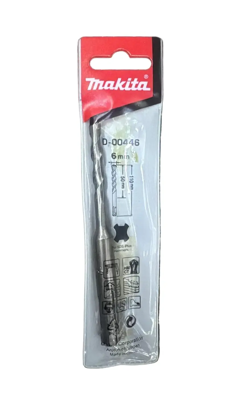 Makita Sdsp-M06110 Sds Plus Concrete Drill Bit – 6×110 Mm, D-00446, Clearance Offer 1