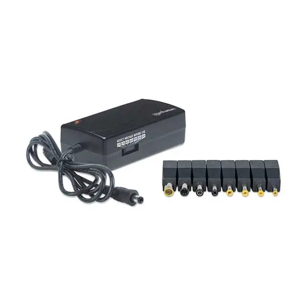Manhattan 100854: 70W Universal Laptop Power Adapter With Multiple Tips 1