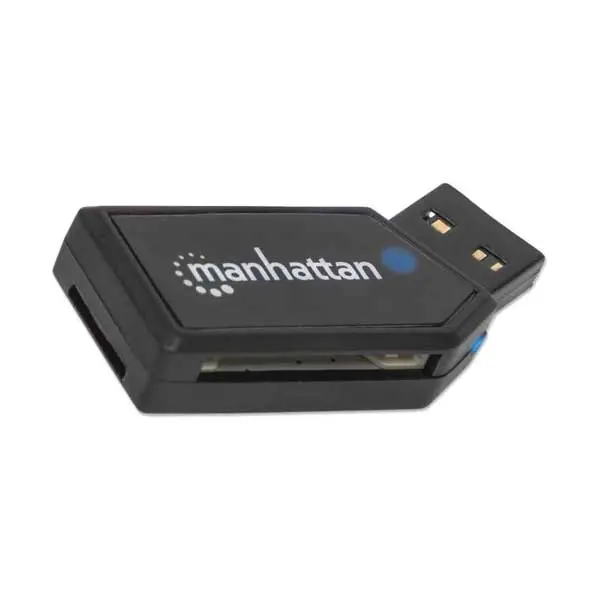 Manhattan 101677 24-In-1 Usb 2.0 Multi-Card Reader For Sd, Microsd, And More 1