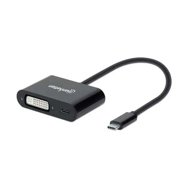 Manhattan 153423 Usb-C To Dvi Converter – Includes Power Delivery Pass-Through 1