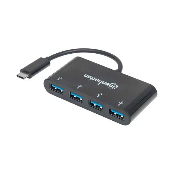 Manhattan 162746 Usb-C 3.1 Gen 1 Hub — Superspeed Adapter With Multiple Ports 1