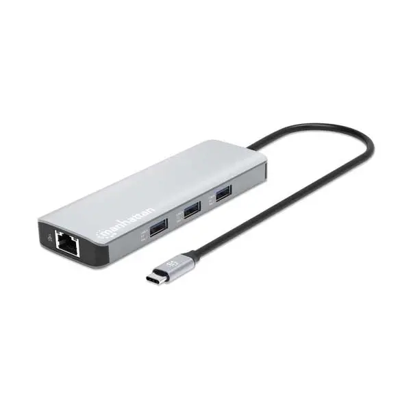 Manhattan 9-In-1 Usb-C Docking Station – 4K Hdmi, Triple Display Support, Pd 1