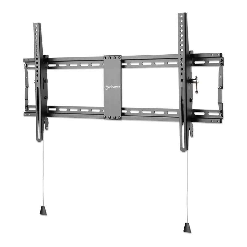 Manhattan Tilting Tv Wall Mount – Fits 43"–100" Displays, Low-Profile Adjustable Angle Bracket (Black) 1