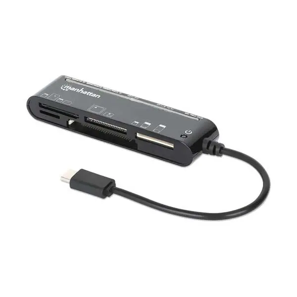 Manhattan Usb-C Multi-Card Reader/Writer – Compatible With Sd, Microsd, And More 1