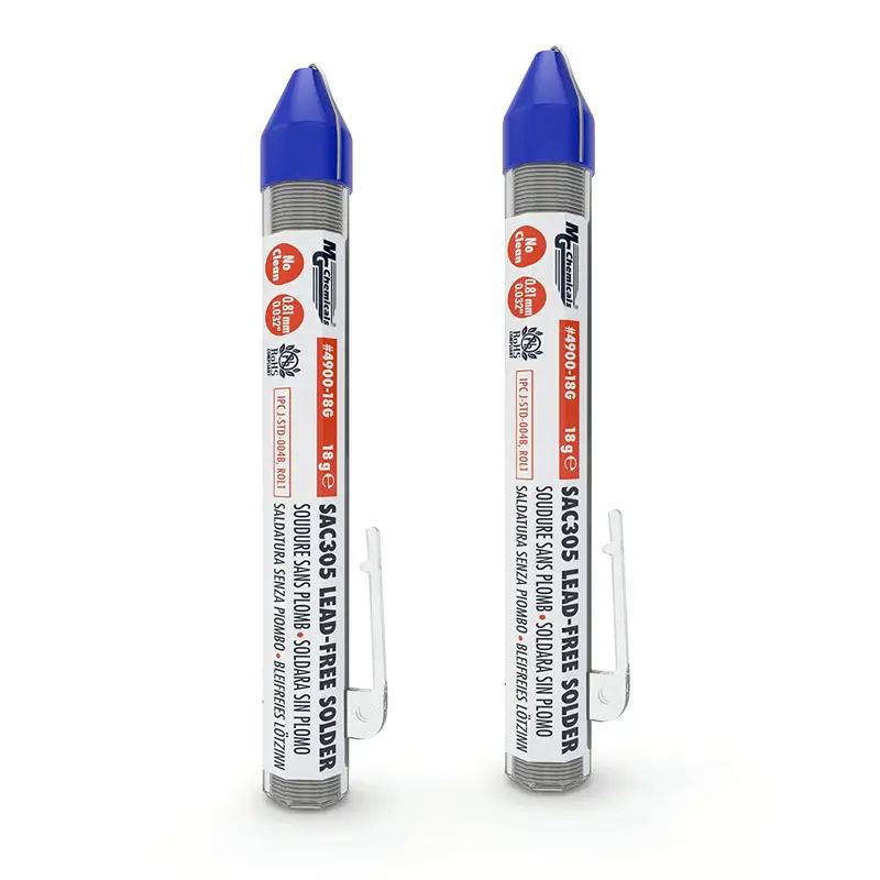 Mg Chemicals 4900-18G – 18G Lead-Free Solder Roll, 21-Gauge, No-Clean Flux Core 1