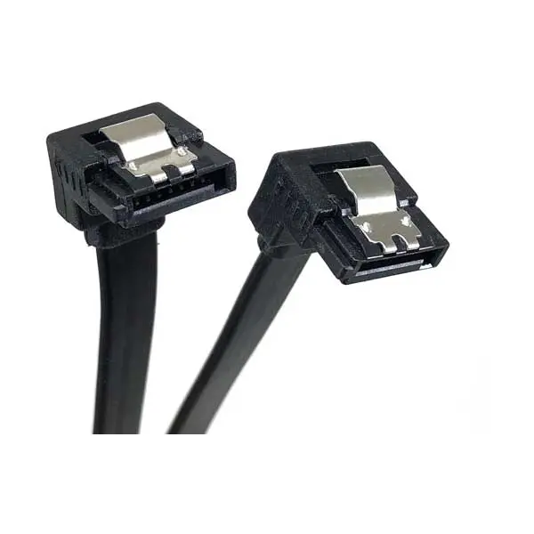 Micro Connectors F03-05Maab 20-Inch Right-Angle Sata Iii Cable With Locking Latch 1