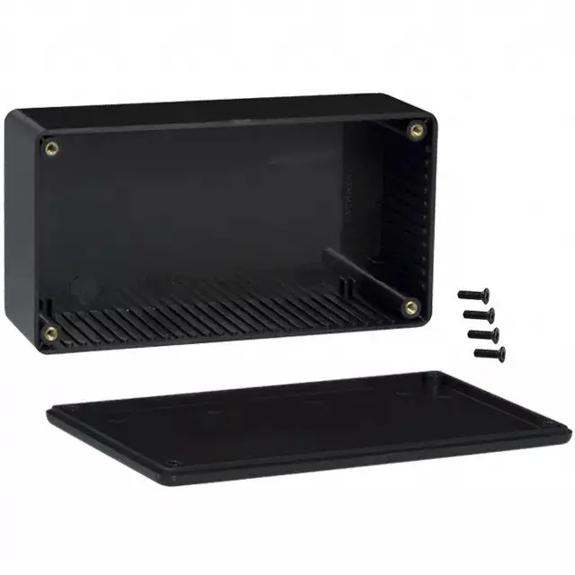 Mid-Size Black Abs Enclosure (5.9" × 3.2" × 1.8") 1