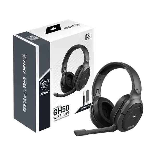Msi Immerse Gh50 Wireless Gaming Headset 1