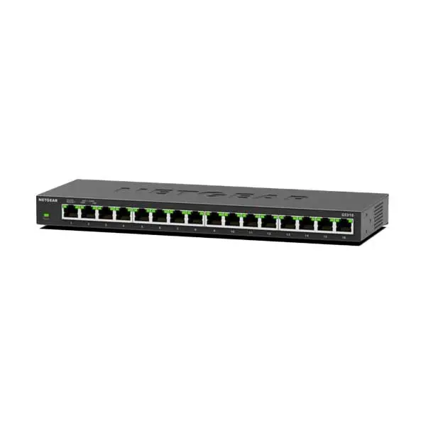 Netgear Gs316-300Nas: 16-Port Gigabit Unmanaged Ethernet Switch 1