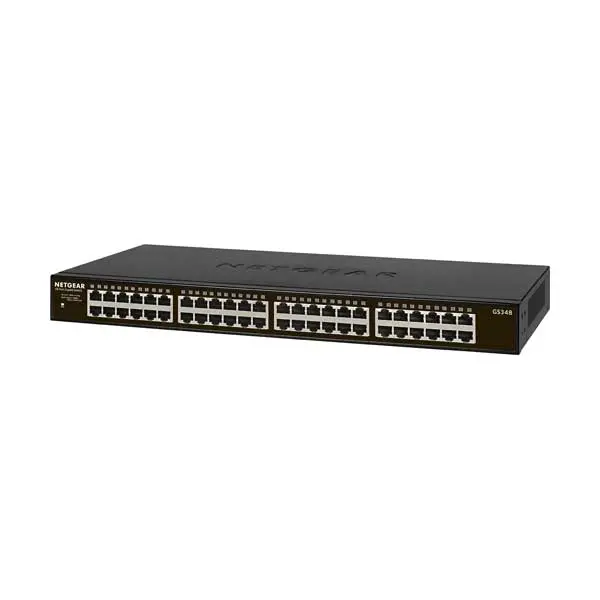 Netgear Gs348-100Nas 48-Port Unmanaged Gigabit Switch For Small Offices 1