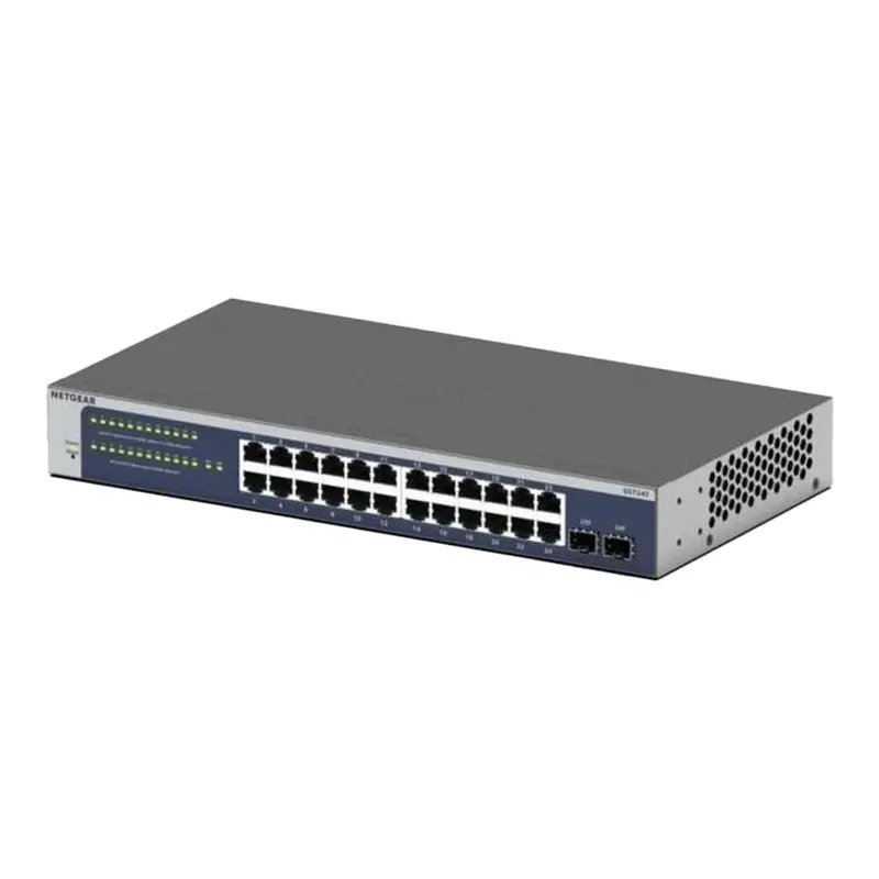 Netgear Gs724T Smart Switch — 24-Port Gigabit Ethernet, 2 Sfp Uplinks, Layer 2 Management 1