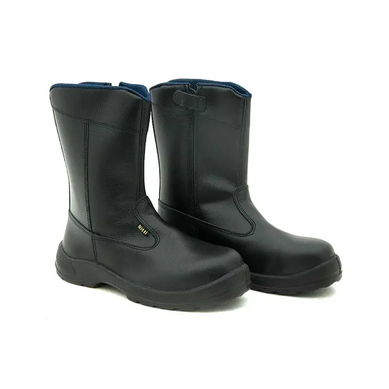 Nitti N23681 High-Top Safety Boots With Side-Zip Entry And Protective Toe 1