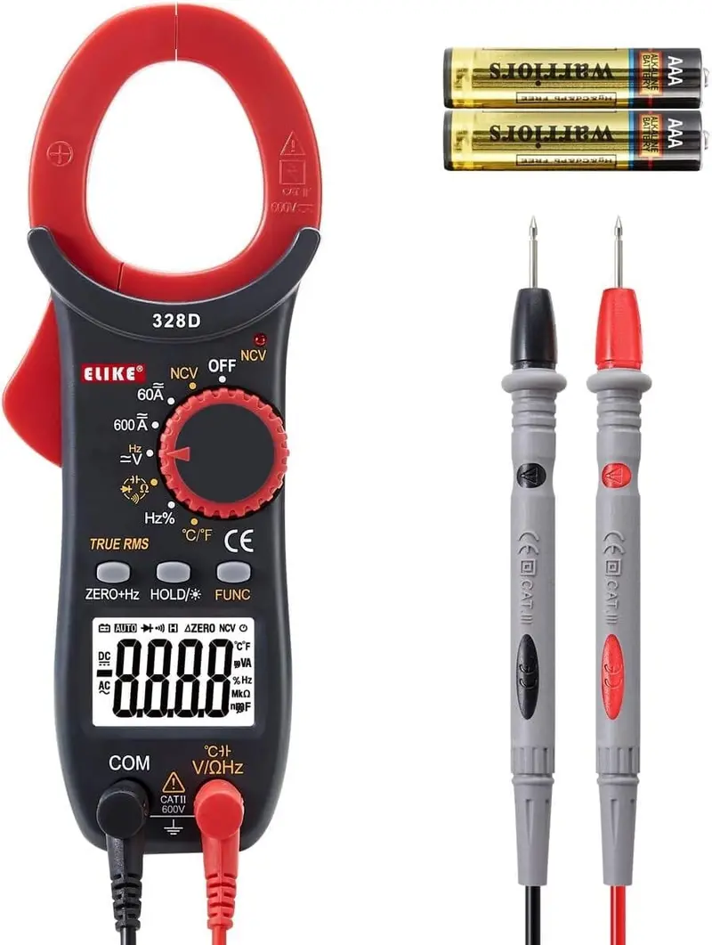 Njty 328D Digital Clamp Meter With True Rms & Data Hold Function 1