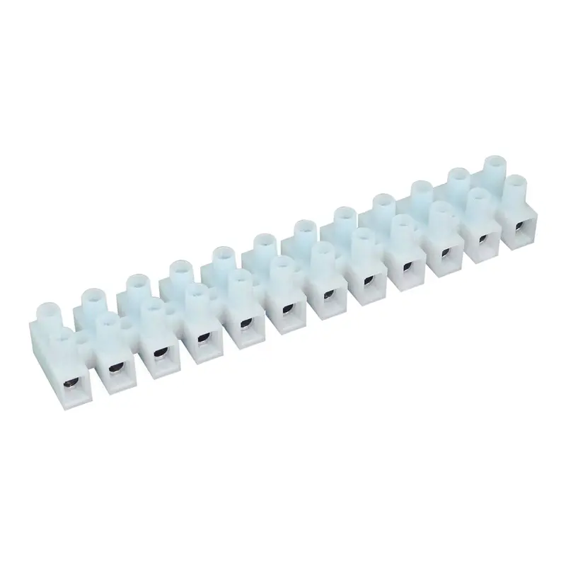 Nte Euro-Style Barrier Strip – 12-Position, 300V/20A, 8.2Mm Pitch (25-E2000-12) 1