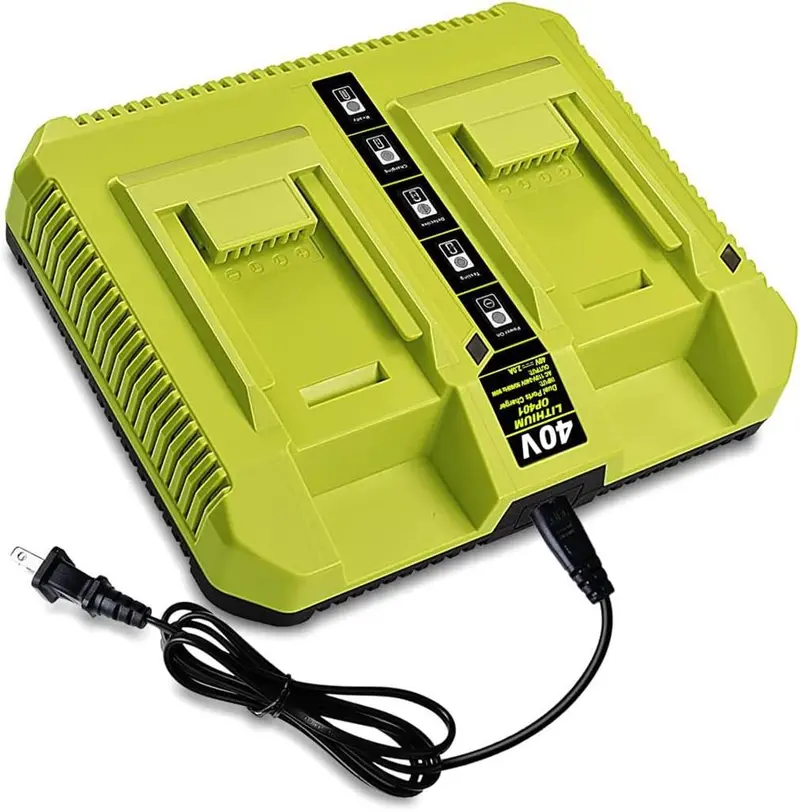 Op401 Dual-Battery Charging Station For Ryobi 40V Platforms 1