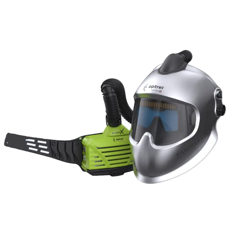 Optrel Silver Panoramaxx Clt Powered Air-Purifying Respirator Featuring E3000X Blower (Model 4550.590) 1