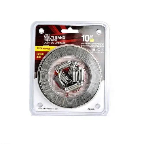 Orbit Ob-Mb Stainless Steel Hose Clamp Band Set (10M × 12.7Mm) 1