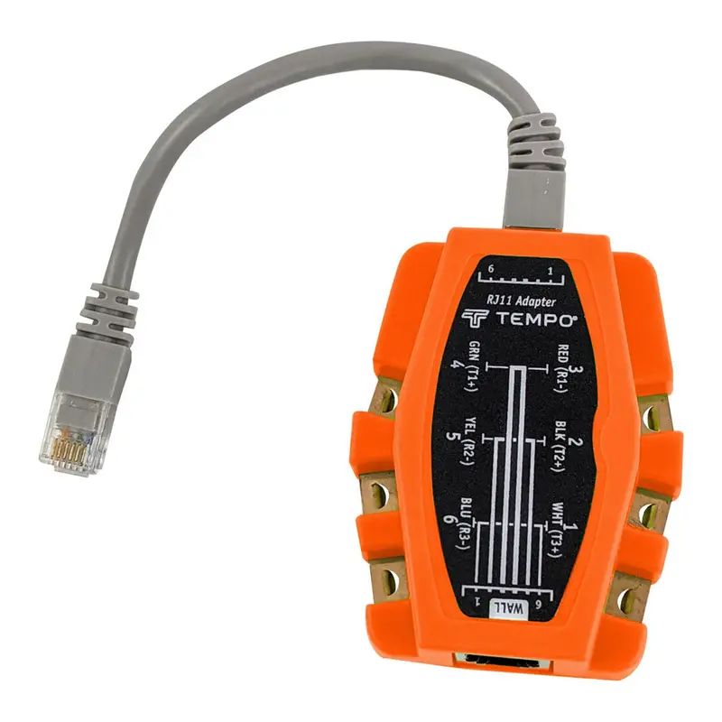 Paladin Pa1903 Rj11 6-Port Modular Telephone Adapter 1
