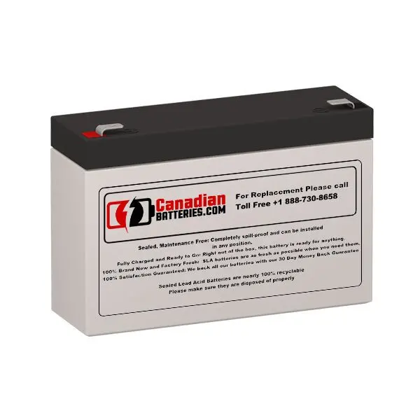 Pp6-7 Ups Battery Replacement – 6V 7Ah Sealed Lead-Acid With F1 Terminals 1