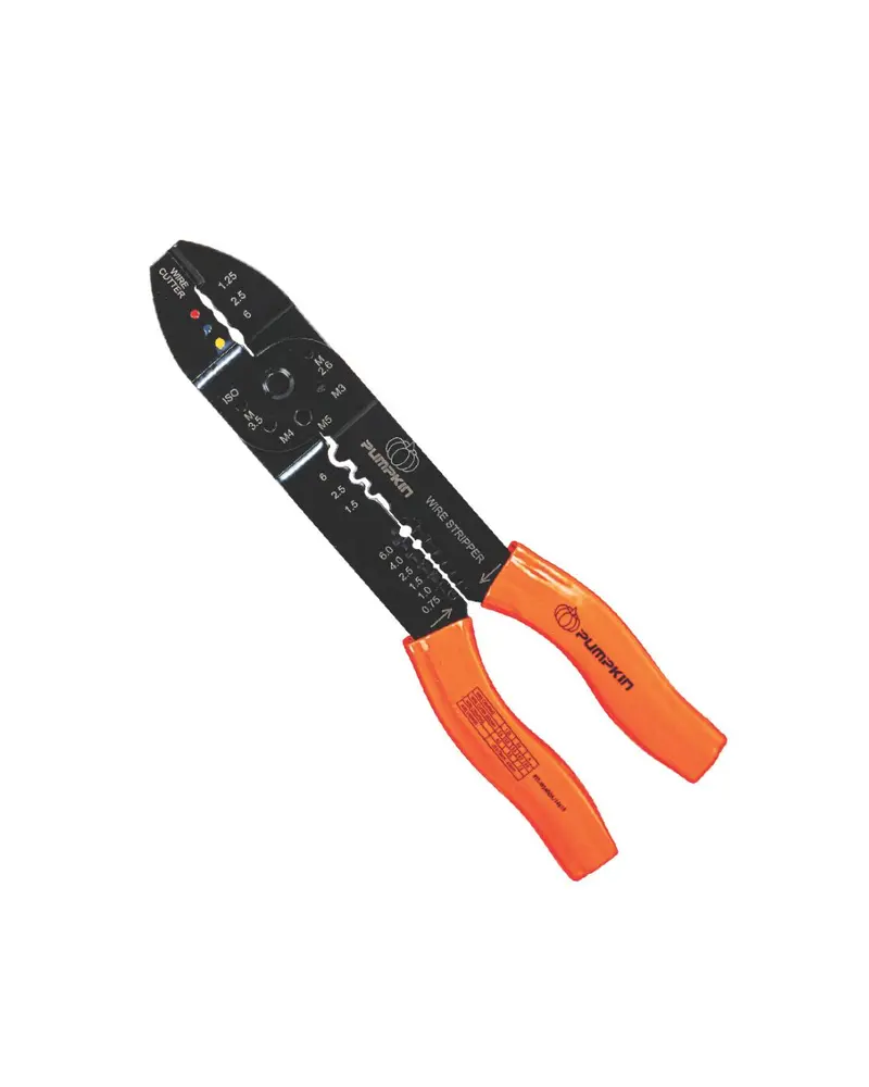 Pumpkin 7-Inch Wire Stripper With Built-In Cutter – Dual-Function Design – Pm14616 1