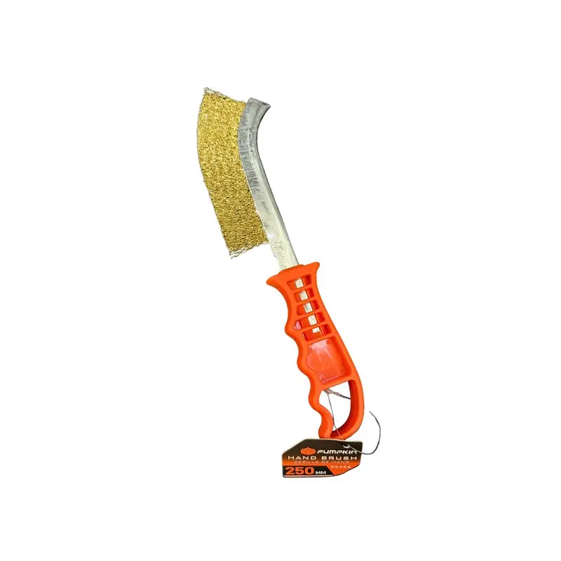 Pumpkin Copper-Coated Twisted Wire Hand Brush – 250Mm, 24 Per Box | Mtc33366 1