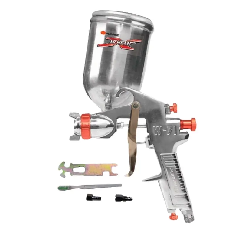 Pumpkin Pm31835 W71G Gravity-Fed Paint Sprayer – 400Cc Capacity, Fine Mist Control For Diy Finishes (20 Pcs) 1
