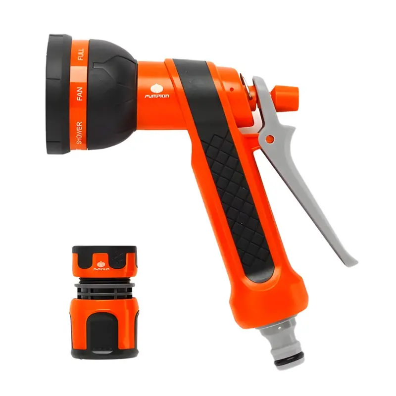 Pumpkin Pm42300 8-Setting Adjustable Sprayer With Integrated Hose Connector Kit | Durable Rubber-Covered Design (10 Pcs) 1
