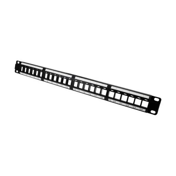 Quest Technology 24-Port 1U High-Density Unloaded Patch Panel (Kbpp24) 1