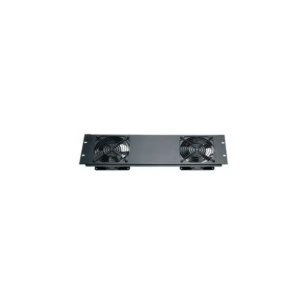 Quiet 3U Fan Panel & Air Filter Kit – Includes Two Low-Noise Fans 1