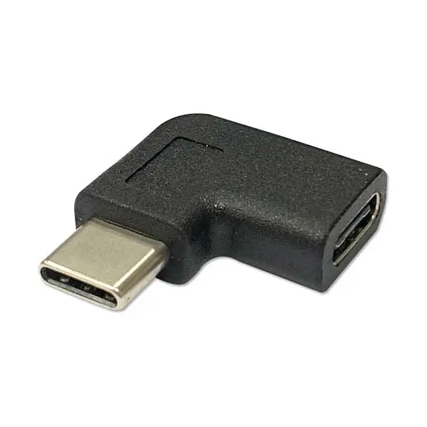 Qvs Cc2230Mfb Usb-C Right Or Left Angle Adapter – Reversible Mounting 1