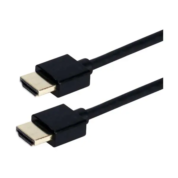 Qvs Hdt-0.5F Ultra-Thin Hdmi Cable – 0.5-Foot Flexible 4K Ultra Hd With Ethernet Channel Support 1