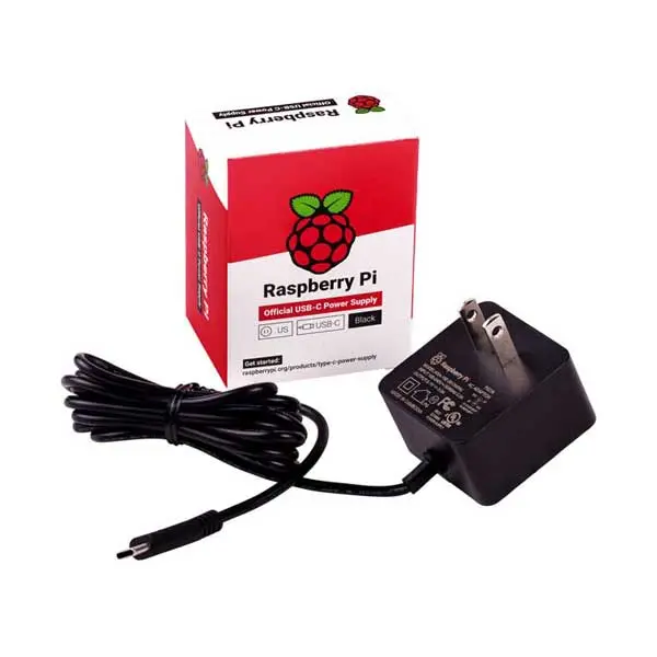 Raspberry Pi 4 Official Power Supply – 5.1V 3A Usb-C Adapter (Sc0218 Model B Compatible) 1
