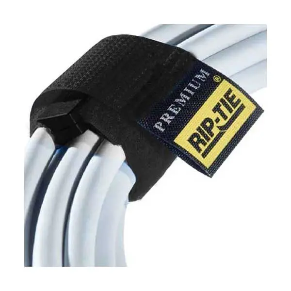 Rip-Tie Rlh-065-003-Bk-Wo Reusable 6.5" Rip-Lock Cable Wrap – Black 1