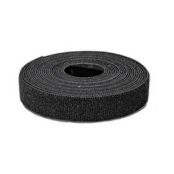 Rip-Tie W-12-200-Cj-Bk – 1/2" × 12" Black Continuous Wrapstrap Roll For Secure Cable Bundling 1