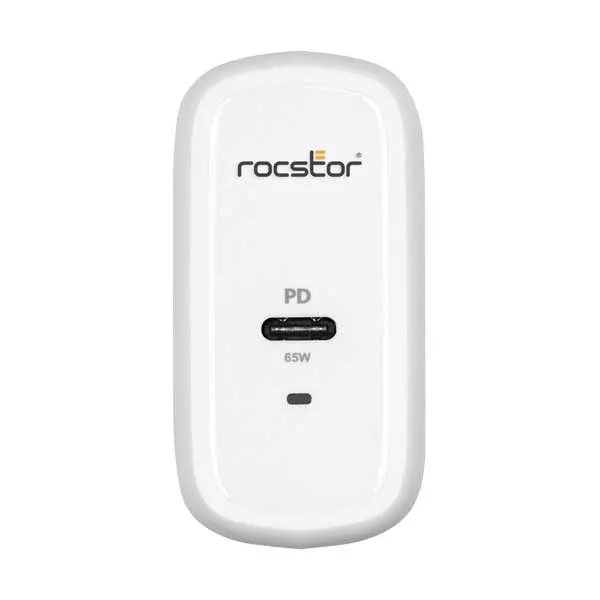 Rocstor Y10A246-W1 – 65W Smart Usb-C Wall Charger With Adaptive Fast Charging 1