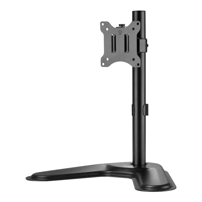 Rocstor Y10N002-B1 Ergoreach Ep1 Pole-Mount Monitor Stand – Height-Adjustable Single-Screen Support Up To 34" 1