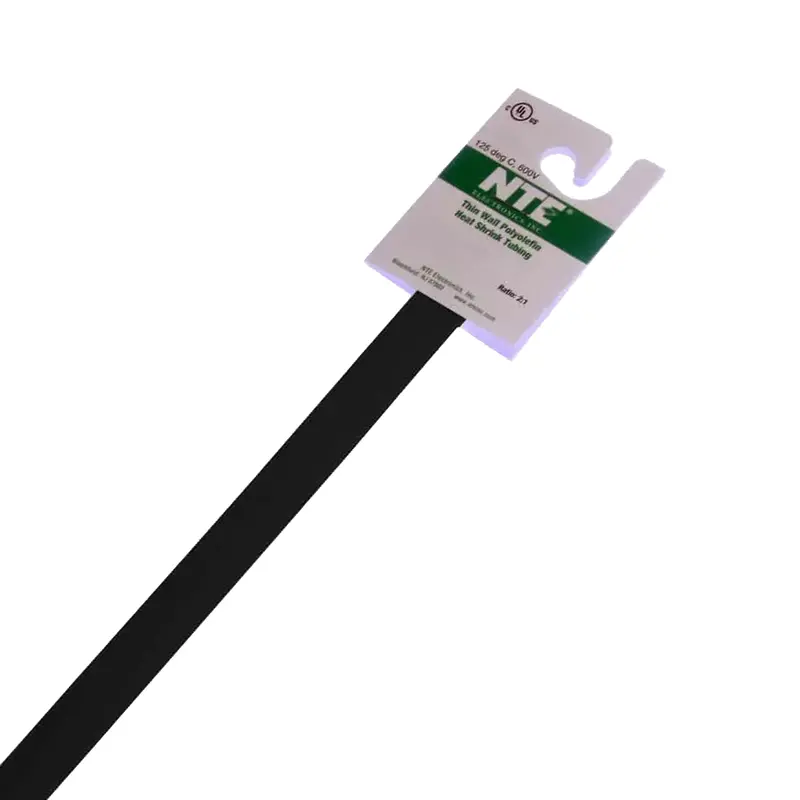 S.Fp-301: 1.5-Inch Black Heat Shrink Tubing (4 Feet, Thin Wall, 2:1) 1