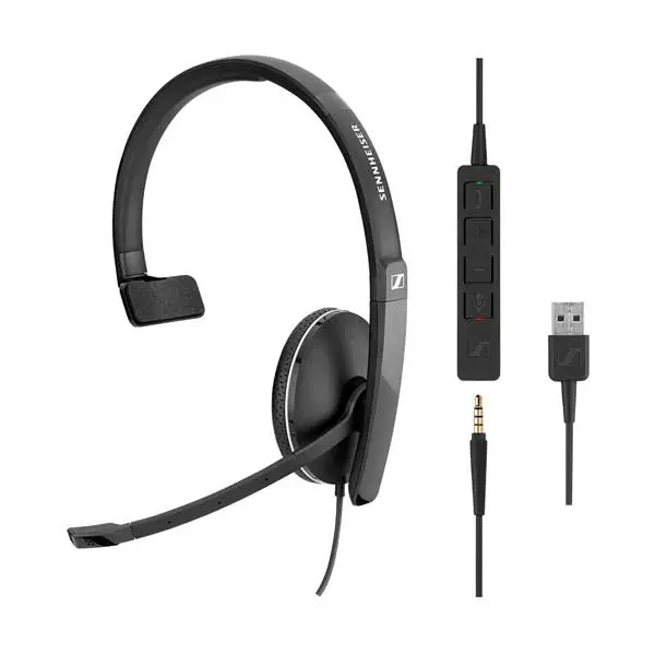Sennheiser Sc 135 Usb-C / 3.5Mm Mono Headset – Dual-Connection Office Communication Headset 1