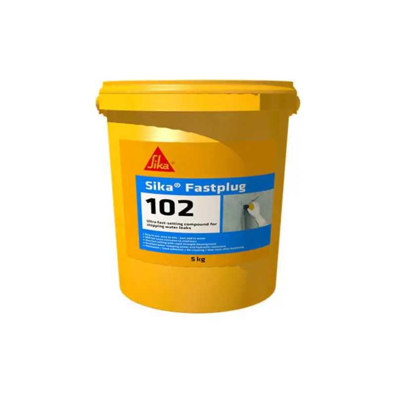 Sika Monotop 102 Rapid Water-Stop Mortar – 4.5Kg Fast-Setting Plug Compound 1