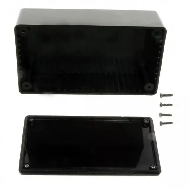 Small Black Polyethylene Project Box (4.7" × 2.6" × 1.4") 1