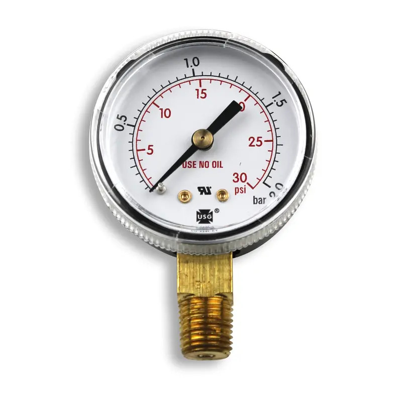 Smith 2-Inch Low-Range Pressure Gauge, 30 Psi – Model Ga141-03 1