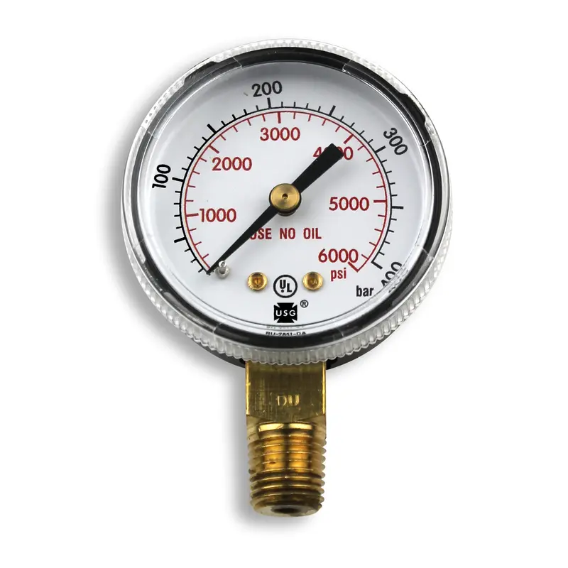 Smith 2-Inch Ultra-High-Pressure Gauge, 6000 Psi Rating – Model Ga145-03 1