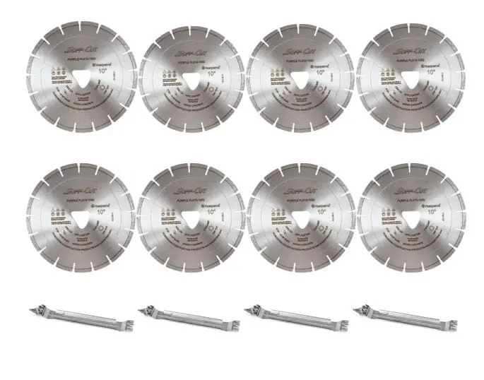 Soff-Cut Flx Diamond Blade Pack – 10-Inch Husqvarna Blades (10-Pack) 1